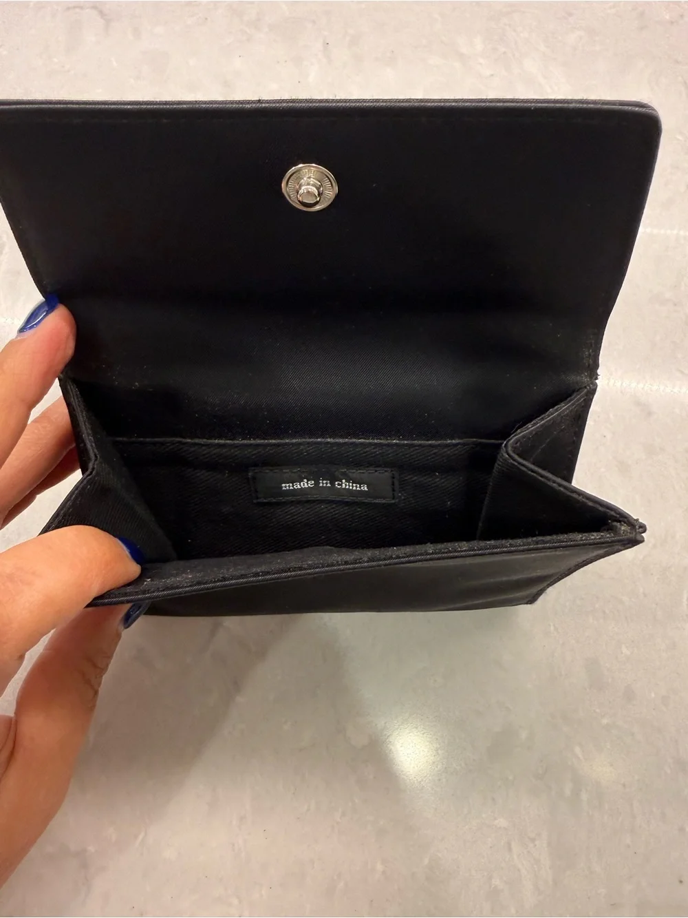 Kate Spade New York Vintage Black Nylon Tote & Matching Wallet Set